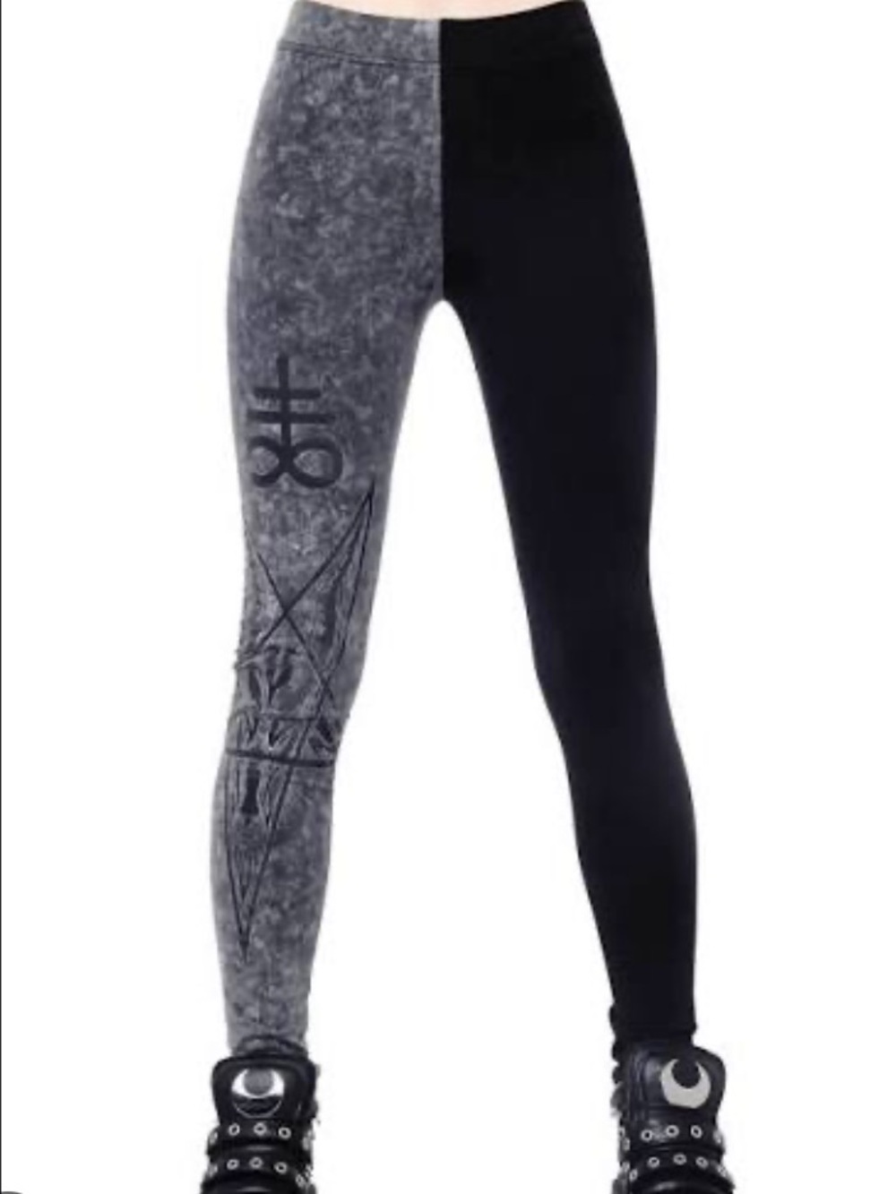 Killstar Baphomet pentagram leggings Medium